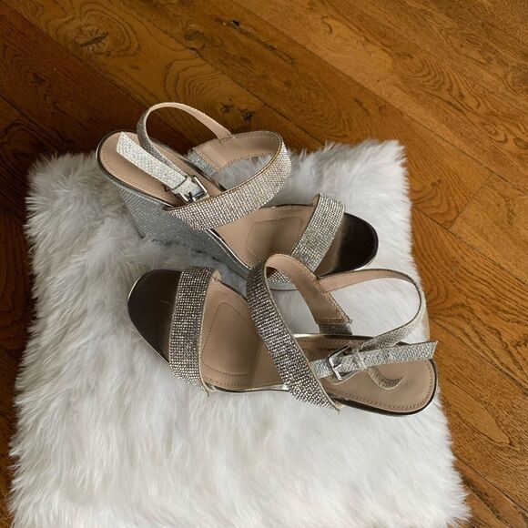 Nina Rhinestone Embellished‎ Sandals - Picture 5 of 11